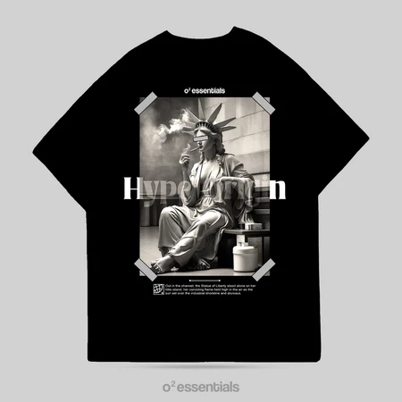 Oversized T-Shirt – Hype Origin Black Back