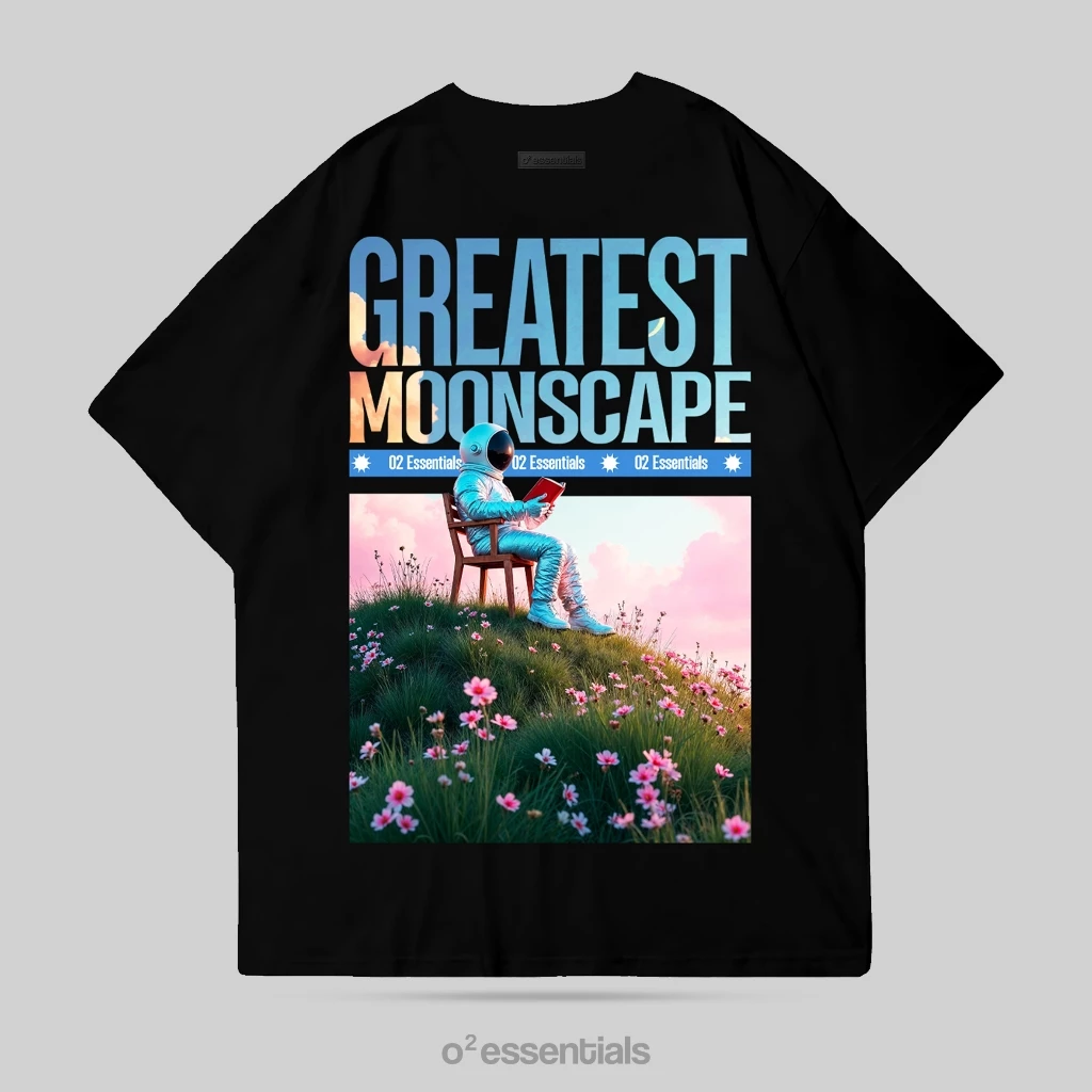 Oversized T-Shirt – Moon Scape