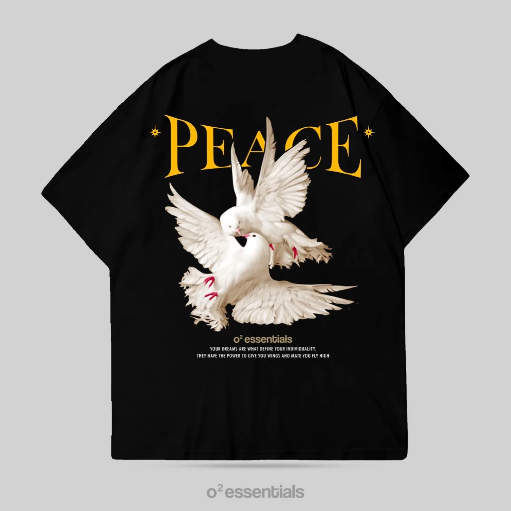 Oversized T-Shirt – Peace Dove