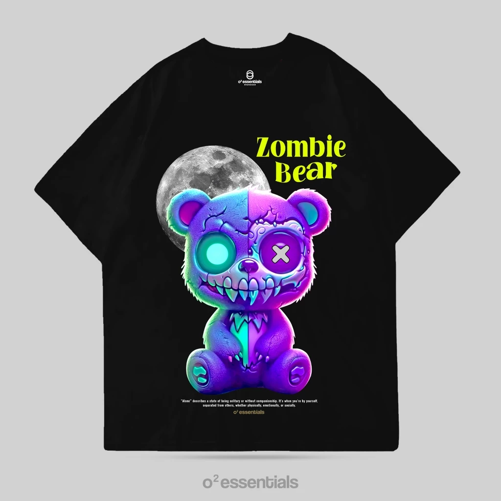 Oversized T-Shirt – Zombie Bear