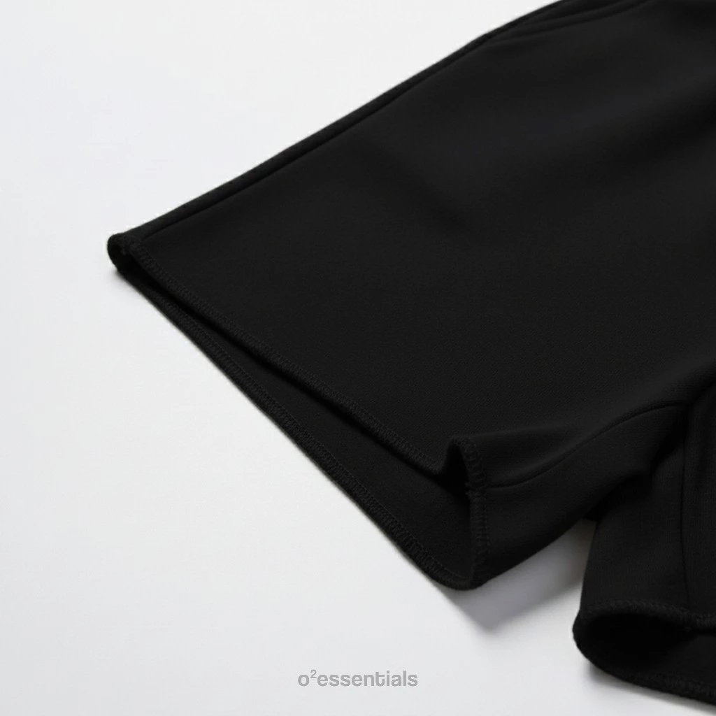 Flow Shorts – Short Pants Unisex Baby Terry Premium Black Back