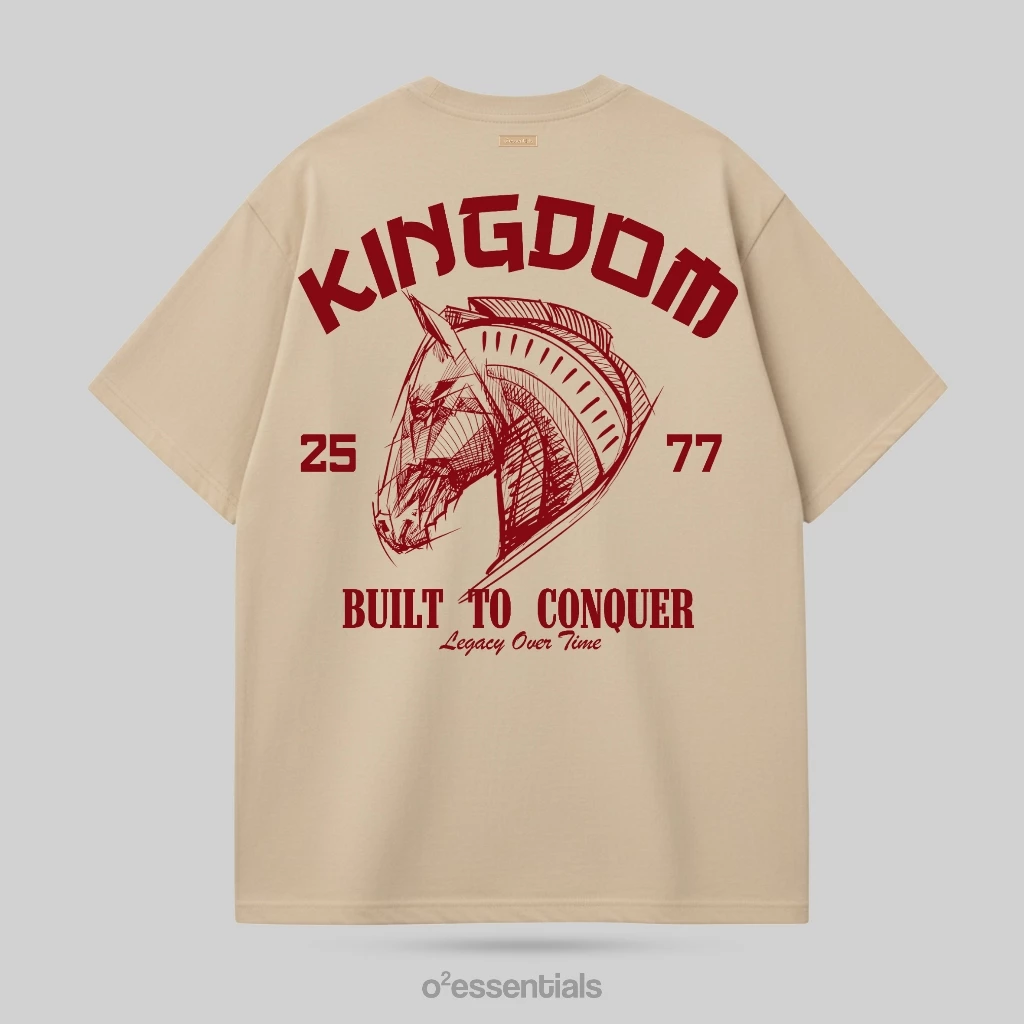 Oversized T-Shirt – Kingdom Cream Front