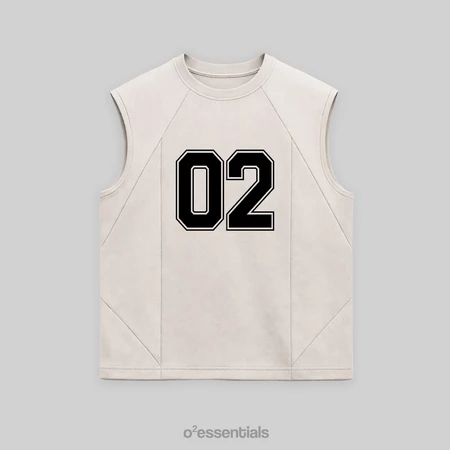 Muscle Shirt – Oversized Cotton Combed Men's Singlet