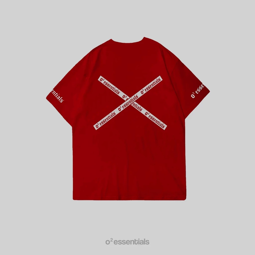 Oversized T-Shirt – Spectrum 001 Special Edition Maroon Back