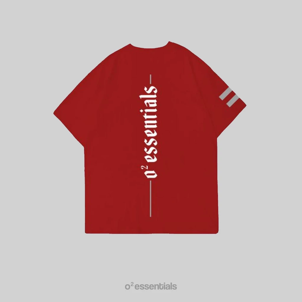 Oversized T-Shirt – Spectrum 003 Special Edition Maroon Front