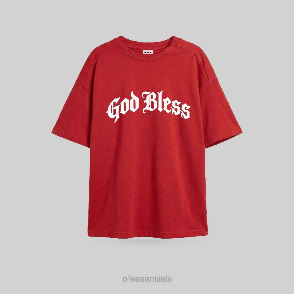 Terrieshirt – GODBLESS, Oversized Unisex baby terry T-shirt