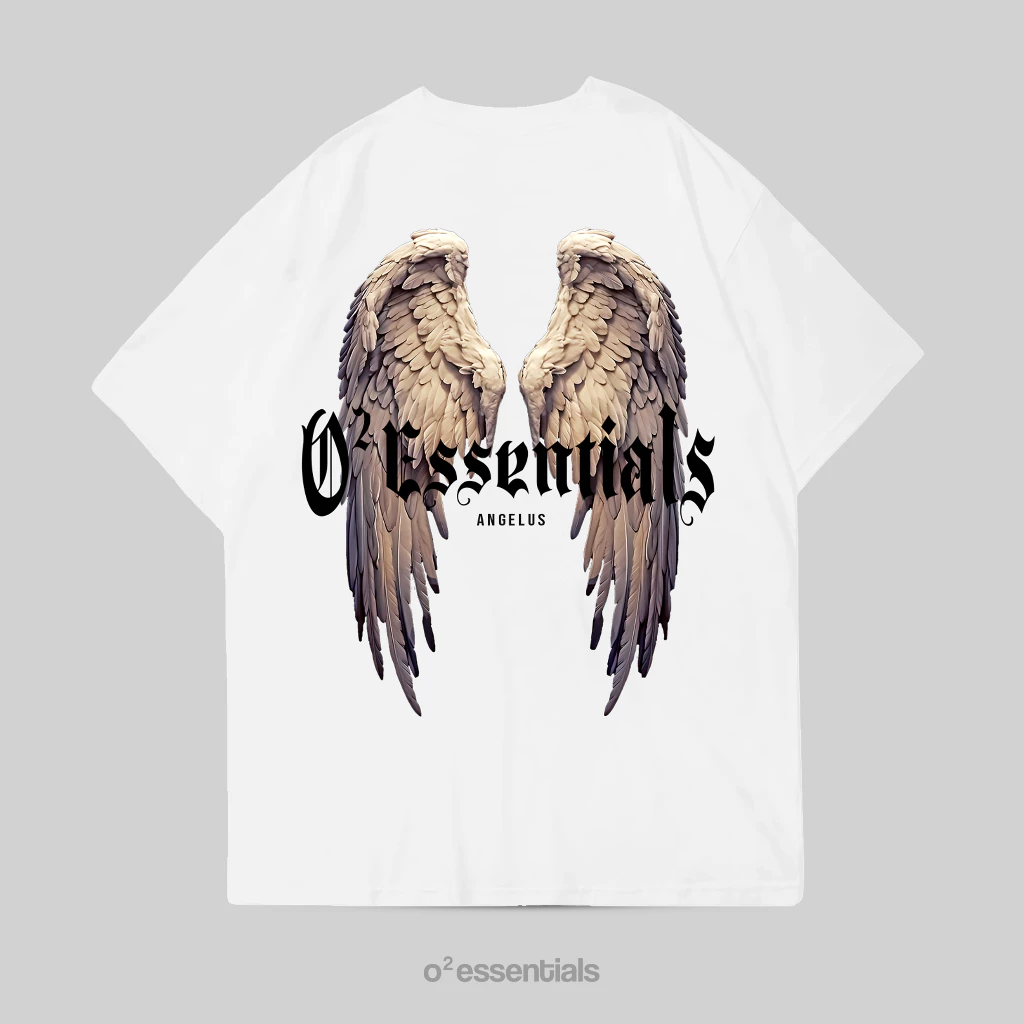 Oversized T-Shirt – Angelus White Back