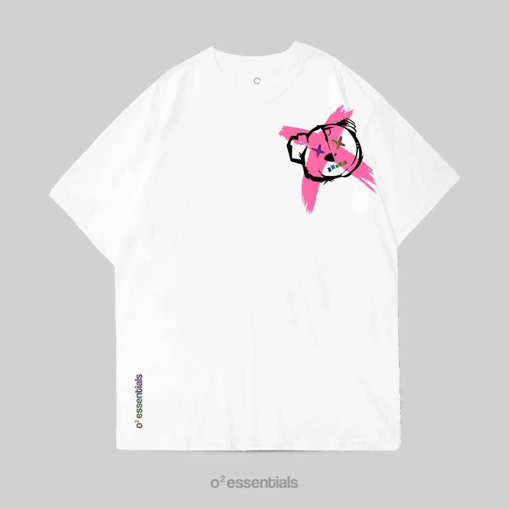 Oversized T-Shirt – Dream Bear White Front