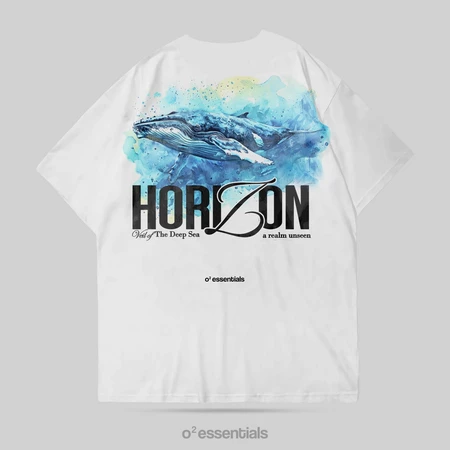 Oversized T-Shirt – Horizon Whale