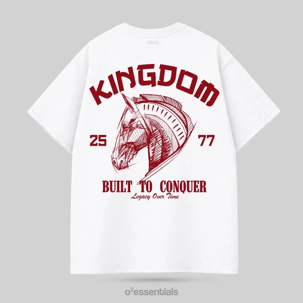 Oversized T-Shirt – Kingdom White Back