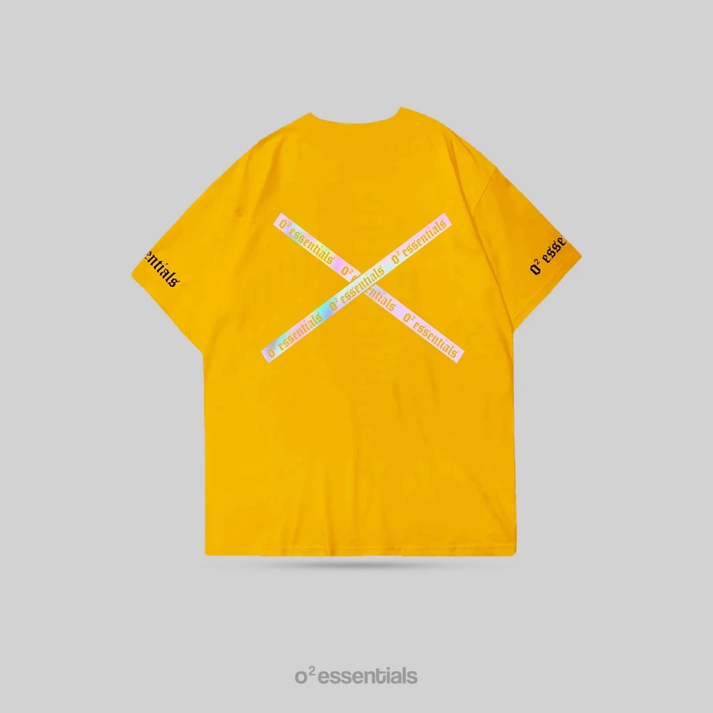 Oversized T-Shirt – Spectrum 001 Special Edition Mustard Back